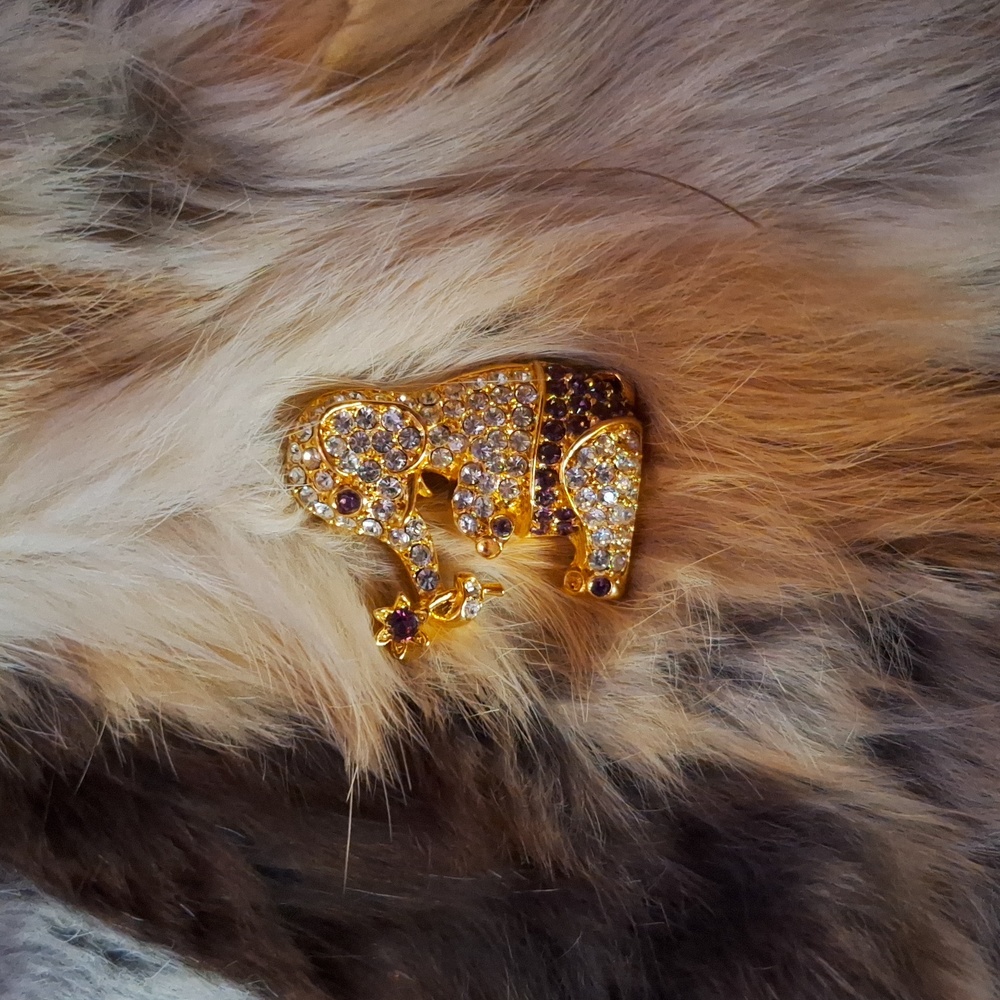Vintage NAPIER Elephant Brooch '92